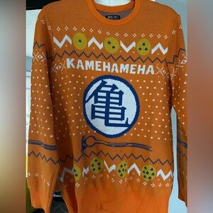 Urban Outfitters Orange Kamehameha Sweater